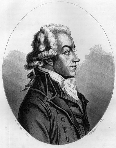 Portrait of Antoine Pierre Joseph Marie Barnave (1761-1793) French politician - Engraving from 1863 in The Red Book - Histoire De L
