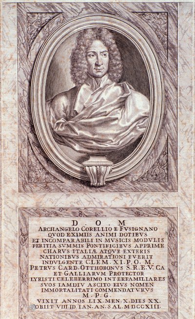 Portrait of Arcangelo Corelli by Anonymous Anonymous