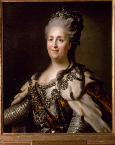Portrait of Catherine II of Russia (Catherine the Great) by Anonymous Anonymous