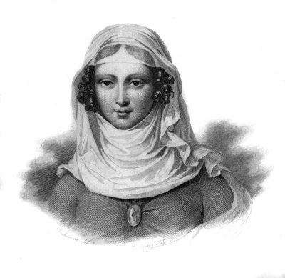 Portrait of Clemence Isaure, Toulouse lady who would have lived in the 14th century by Anonymous Anonymous