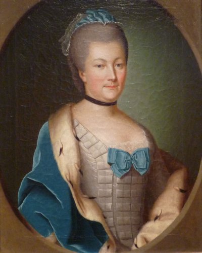 Portrait of Countess Palatine Caroline of Zweibrücken by Anonymous Anonymous