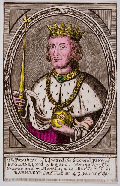 Portrait of Edward II (1284-1327) King of England by Anonymous Anonymous