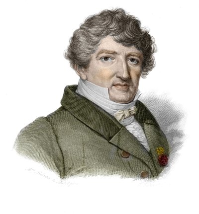 Portrait of Georges Cuvier (1764-1832), French Paleontologist in Portraits et Histoire des Hommes Utile: Hommes et Femmes de Tous Pays et de Tous Conditions, Qui Ont Acquis des Droits à la Reconaissance des Hommes by Anonymous Anonymous