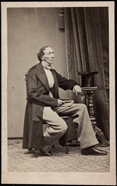 Portrait of Hans Christian Andersen (1805-1875) by Anonymous Anonymous