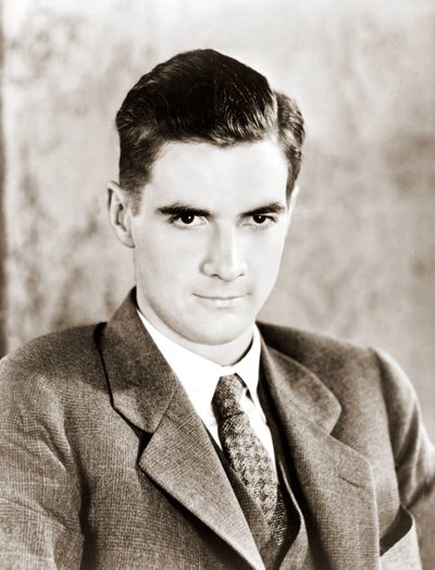 Portrait of Howard Robard Hughes in 1934. American film producer and industrialist. 1905-1976 by Anonymous Anonymous