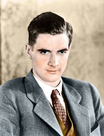 Portrait of Howard Robard Hughes in 1934. American industrialist and producer. 1905 - 1976. by Anonymous Anonymous