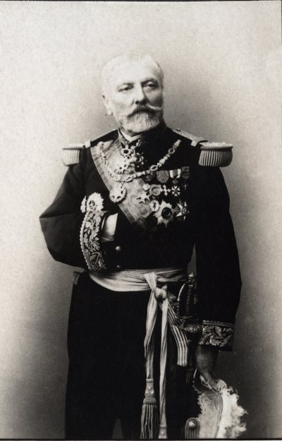 Portrait of Hyacinthe Laurent Theophile Aube, French admiral by Anonymous Anonymous