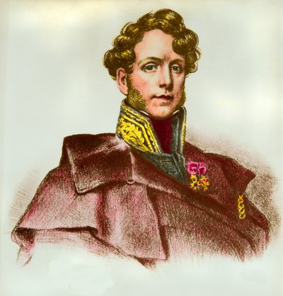 Portrait of Jacques Boucher de Perthes (Jacques Boucher de Crevecoeur) (1788-1868) Director of Customs and Prehistorian by Anonymous Anonymous