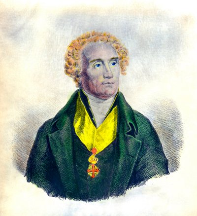 Portrait of Joseph De Maistre (1753-1821) politician, philosopher, magistrate and historian by Anonymous Anonymous