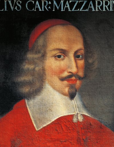 Portrait of Jules Mazarin, born Giulio Raimondo Mazzarino by Anonymous Anonymous