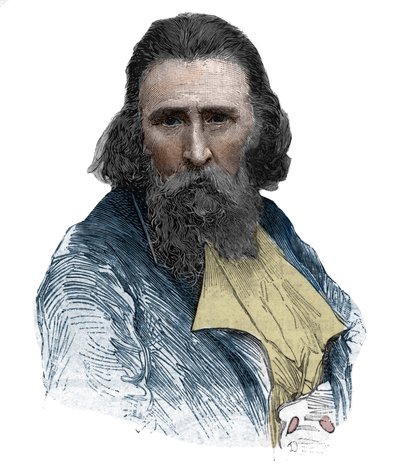 Portrait of Leon Cladel (1835-1892), French man of letters by Anonymous Anonymous