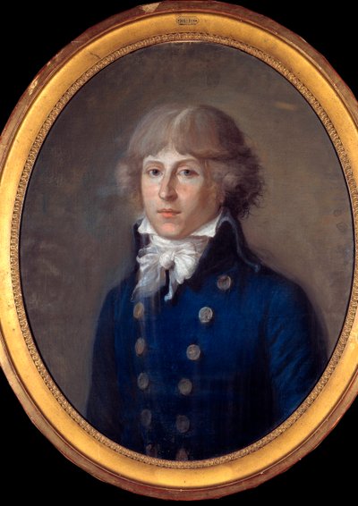 Portrait of Louis Antoine de Saint Just by Anonymous Anonymous