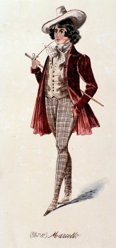 Portrait of Marcello, from La boheme by Puccini (1892-1895) by Anonymous Anonymous