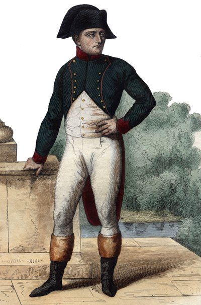 Portrait of Napoleon Bonaparte (1768-1821) as First Consul. Illustration from 