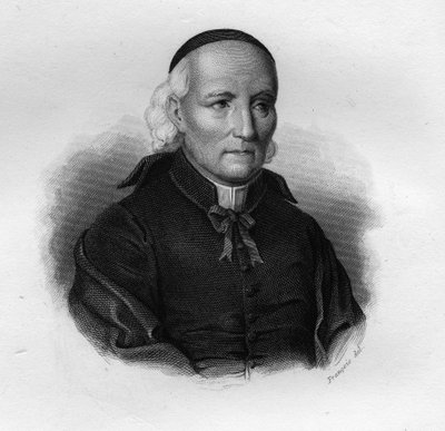Portrait of Nicola Sottile (1751-1832), Novara canon In Portraits and history of useful men: men and women of all countries and of all conditions, who have acquired rights to the recognition of men published and propagated by the Societe Montyon and Fra by Anonymous Anonymous