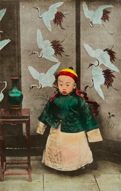Portrait of Puyi (Pou Yi) circa 1911 (1906-1967) 12th and Last Chinese Emperor of the Qing Dynasty by Anonymous Anonymous
