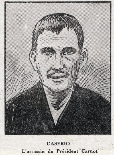 Portrait of Sante Geronimo Caserio by Anonymous Anonymous