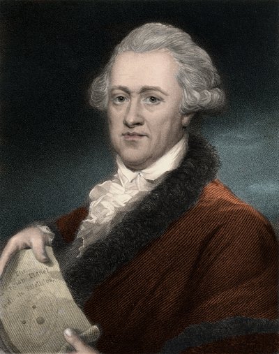 Portrait of William Herschel (1738-1822), German-Born British Astronomer by Anonymous Anonymous