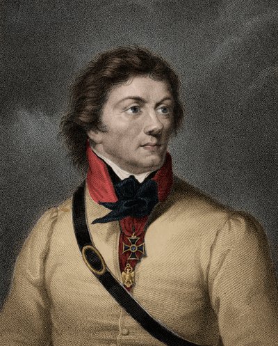 Portrait of Thaddeus Kosciuszko, Polish soldier (1746-1817) by Anonymous Anonymous