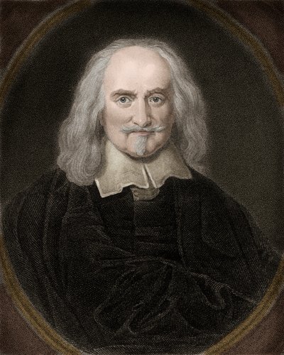Portrait of Thomas Hobbes, English philosopher by Anonymous Anonymous
