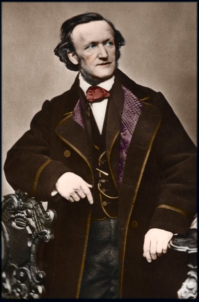 Portrait of composer Richard Wagner (1813-1883) - Portrait of Richard Wagner (1813-1883), German composer by Anonymous Anonymous
