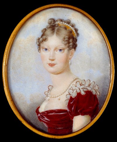 Portrait of Empress Marie-Louise (Marie Louise of Habsburg Lorraine) by Anonymous Anonymous