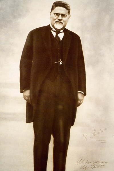 Portrait of the Italian philosopher Giovanni Gentile (b/w photo) by Anonymous Anonymous