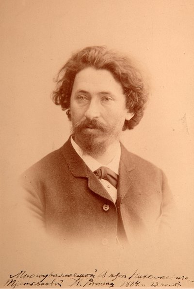 Portrait of the artist Ilya Iefimovitch Repine by Anonymous Anonymous