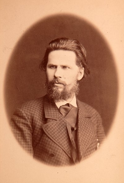 Portrait of the artist Ivan Nikolaievitch Kramskoi by Anonymous Anonymous