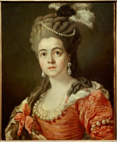 Portrait of Adrienne Lecouvreur by Anonymous Anonymous