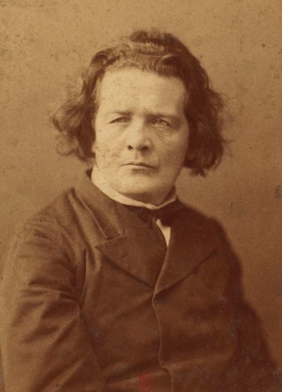 Portrait of the composer Anton Rubinstein, Anonymous. Albumin Photo by Anonymous Anonymous