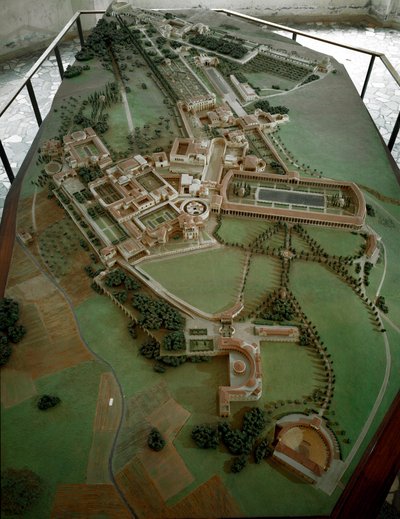Roman art: reduced model of Villa Adriana (Hadrian) by Anonymous Anonymous