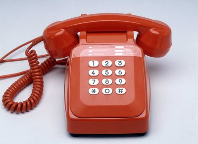 S63 Orange Plastic Key Phone by Anonymous Anonymous