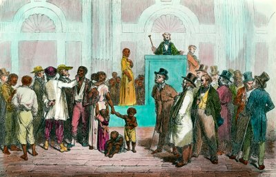 Slavery: A Sale of Slaves in the United States by Anonymous Anonymous