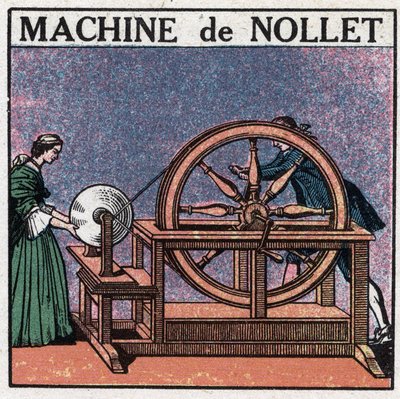Static Machines: The Machine of Abbe Jean Antoine Nollet by Anonymous Anonymous