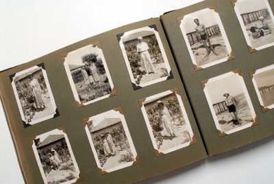 Still life of a photo album around 1925 by Anonymous Anonymous