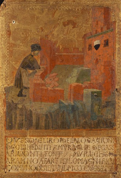 Stone Cutter Building a Castle by Anonymous Anonymous