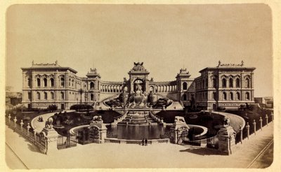 The City of Marseille and Its Surroundings Around 1885-1890: The Lonchamp Palace (Museum of Fine Arts) by Anonymous Anonymous