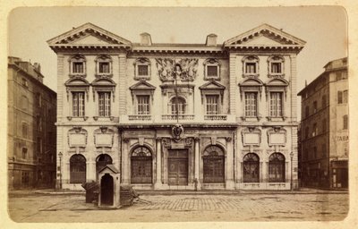 The City of Marseille and Its Surroundings Around 1885-1890: The Town Hall by Anonymous Anonymous