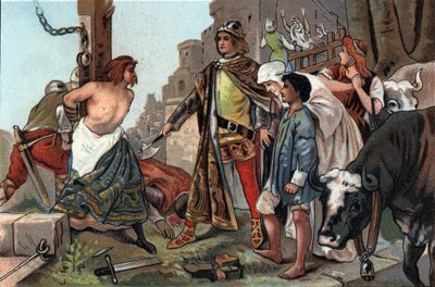 The Justice of Baudouin VII (1092-1119), Count of Flanders Said to the Axe by Anonymous Anonymous