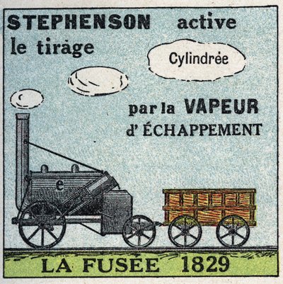 The locomotive: the rocket invented by George Stephenson in 1829 by Anonymous Anonymous