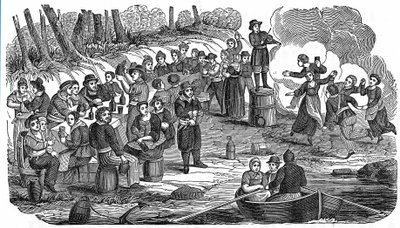 The Pirate Feast: the crew of Edward Teach, known as Blackbeard by Anonymous Anonymous