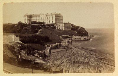 The town of Marseille and its surroundings around 1885-1890: Le chateau du Pharo by Anonymous Anonymous