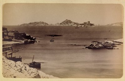 The Town of Marseille and Its Surroundings Around 1885-1890: The Castle of If and the Islands by Anonymous Anonymous