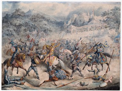 Tournament of Mounted Knights by Anonymous Anonymous