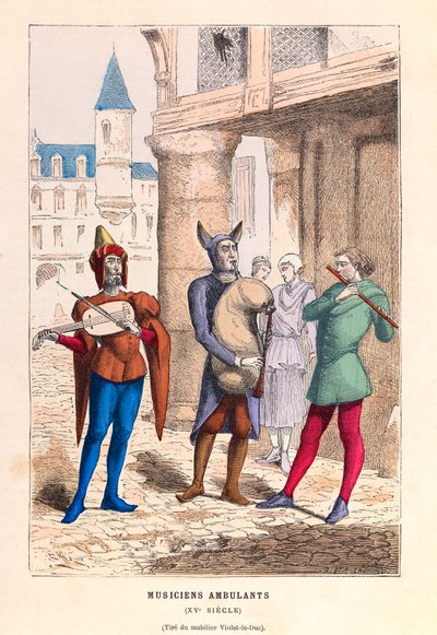Travelling Musicians in Paris in the 15th Century by Anonymous Anonymous