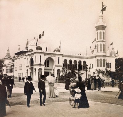Universal Exposition of 1900 in Paris: The Palace of Algeria - private collection by Anonymous Anonymous