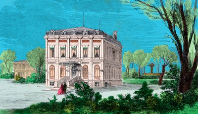 View of the house of Gioachino Rossini in Passy au Bois de Boulogne by Anonymous Anonymous