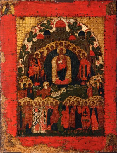 In Thee Rejoiceth by Anonymous Russian icon painter