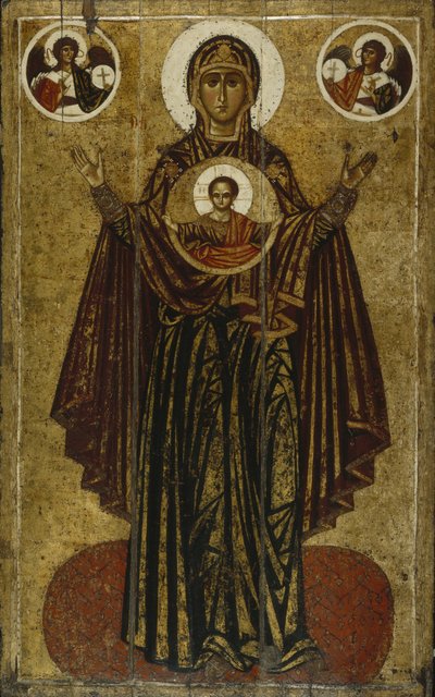 Our Lady of the Great Panagia Orante by Anonymous Russian icon painter